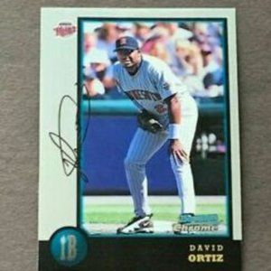 David  Ortiz Boston Red Sox Rookie card insert by Bowman/Topps